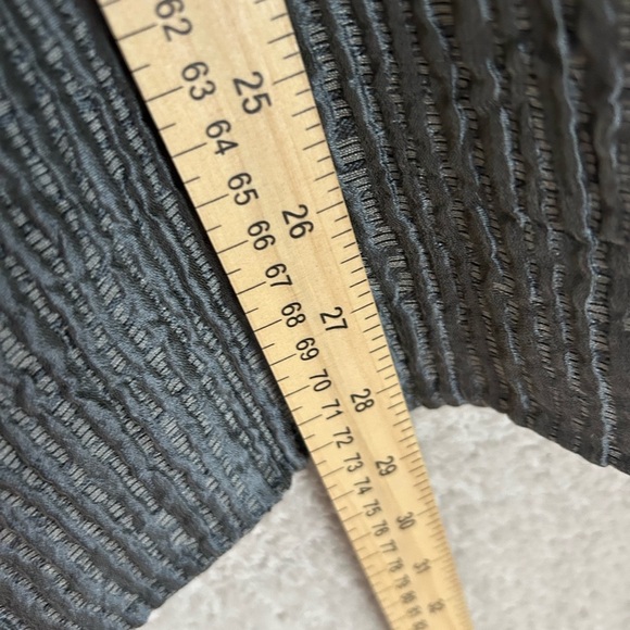 Eileen Fisher silk Charcoal Textured Jacket career casual 2X - Picture 8 of 11
